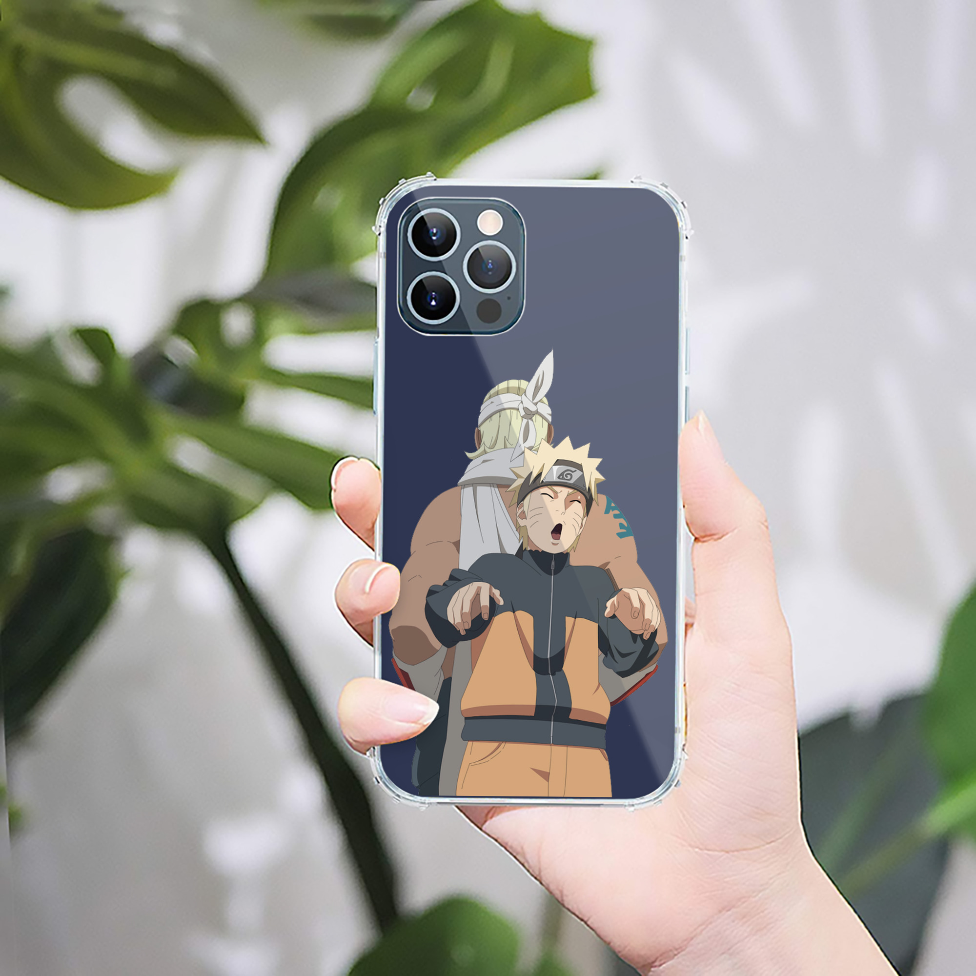 （画像用） NARUTO -ナルト- うずまき ナルト Uzumaki Naruto 【iPhone 12シリーズ対応】透明スマホケース（クリアソフトケース）